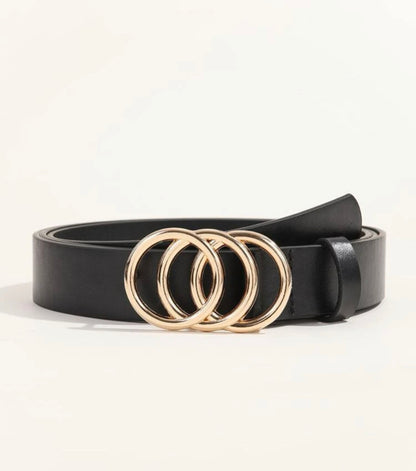 Emery Rose Gold Buckle belt